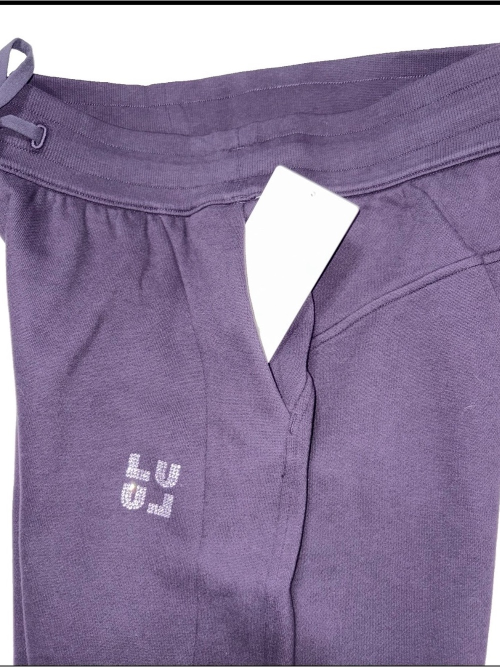NWT LULULEMON MEDIUM SCUBA MID RISE WIDE LEG PANT*JEWELED ATOMIC PURPLE $118 - Picture 9 of 16